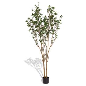 Artificial leaf planter Large Uv artificial plant branch 160CM double pole island spring flower bonsai tropical plants simulate green plants 1pcs