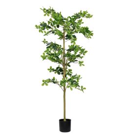 Domestic tung tree 180cm ground flower decoration artificial green plant wholesale manufacturers 1pcs/set