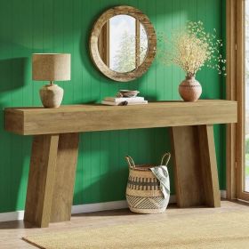 70.9-Inch Long Console Table, Farmhouse Narrow Entryway Table Behind The Couch for Living Room